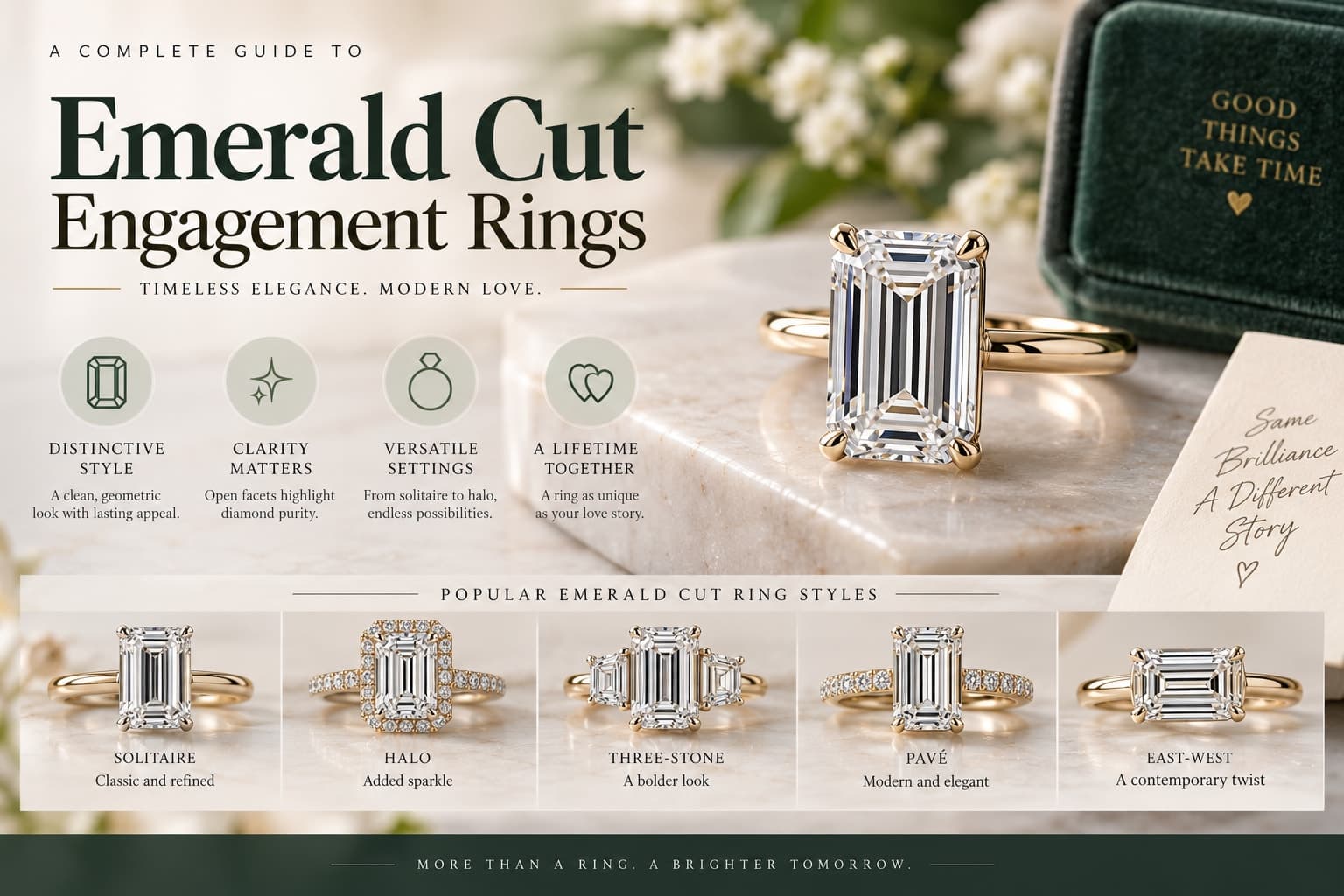 Emerald Cut Engagement Rings Guide